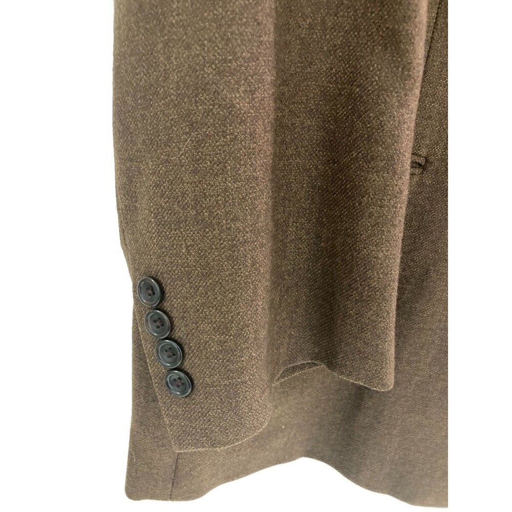 Men's Pronto Uomo Couture Blazer Lambswool Brown Size 52R - Picture 4 of 8